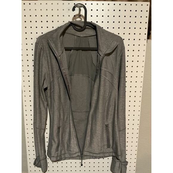 Lululemon Define Jacket Nulu Heather Gray Size 8 - Picture 7 of 7